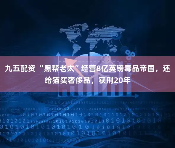 九五配资 “黑帮老太”经营8亿英镑毒品帝国，还给猫买奢侈品，获刑20年