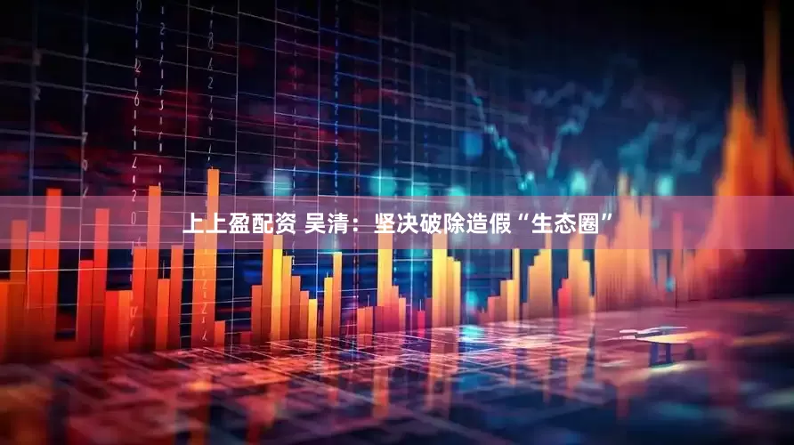 上上盈配资 吴清：坚决破除造假“生态圈”